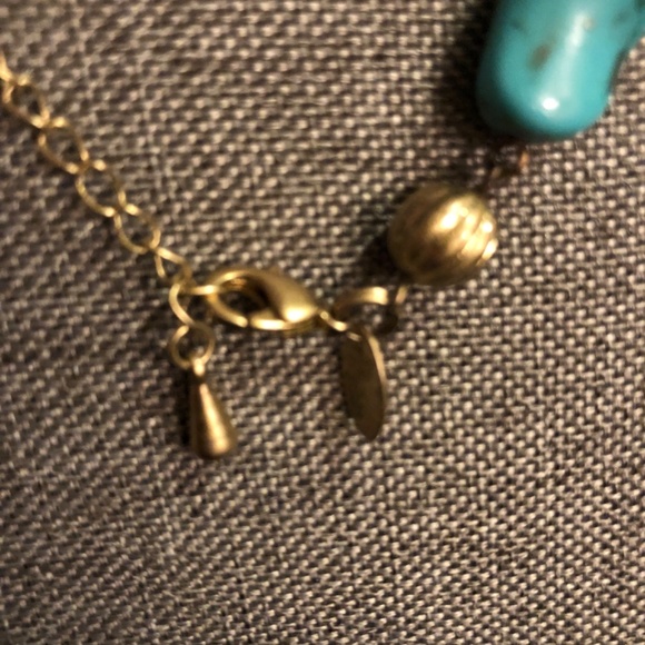 Women’s Necklace Turquoise, Gold and Green Colors - Picture 10 of 14